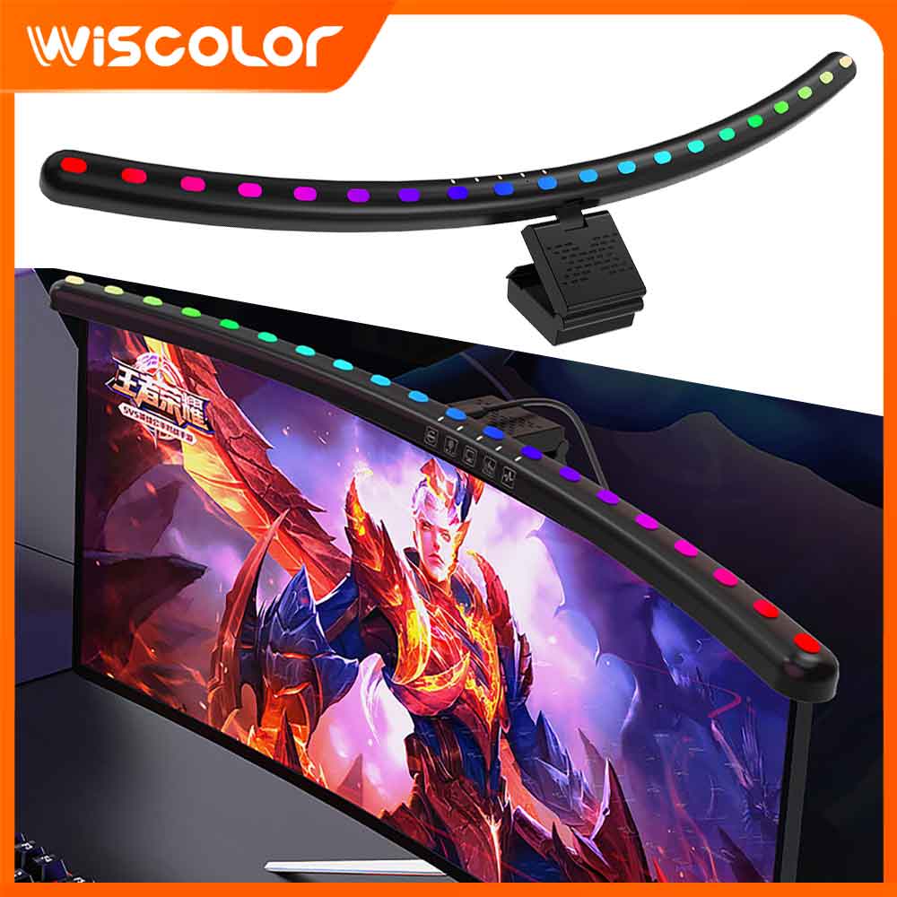 Retro Gaming Projector - Barre lumineuse pour moniteur RGBIC, lumières