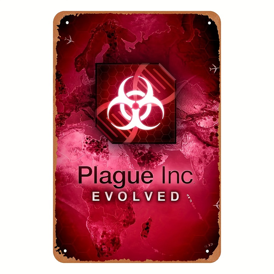 Game Retro Gaming - Plaque en métal style vintage Plague