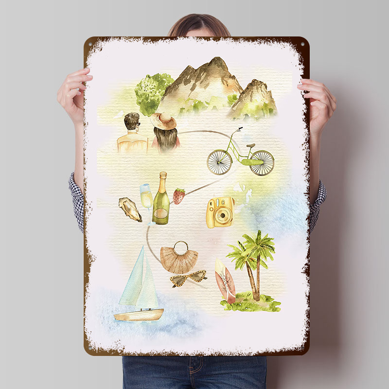 World Of Retro Gaming - Affiche imprimée « Voyagez autour du