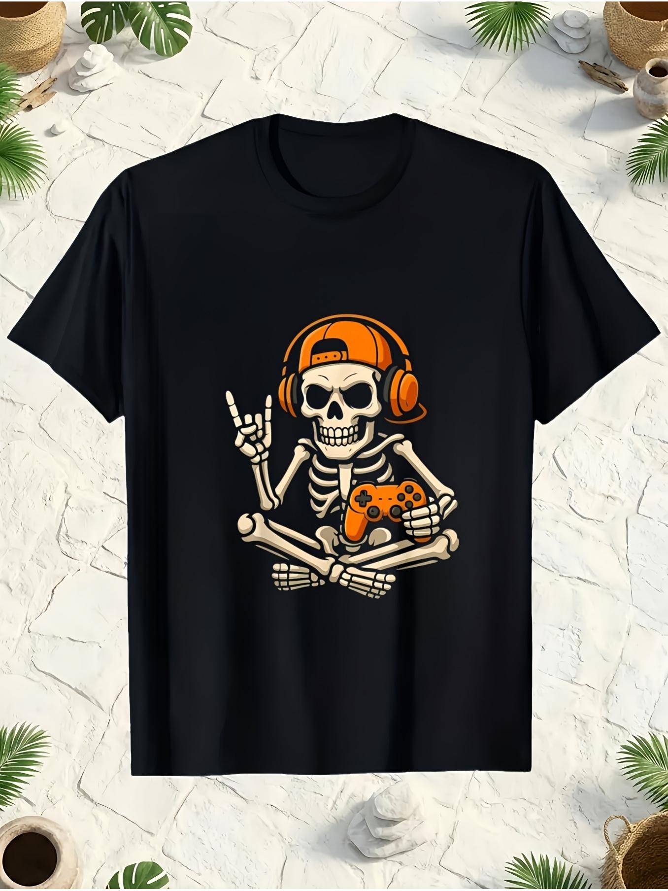 Retro Gaming Event - T-shirt pour homme avec imprimé crâne