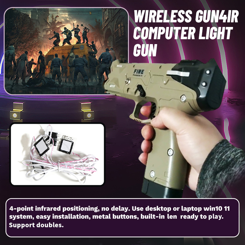 Retro Gaming Gun - Sans fil 4IR Feu Phoenix Lumière