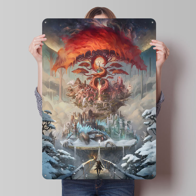 World Of Retro Gaming - Affiche imprimée The Painted World, Art