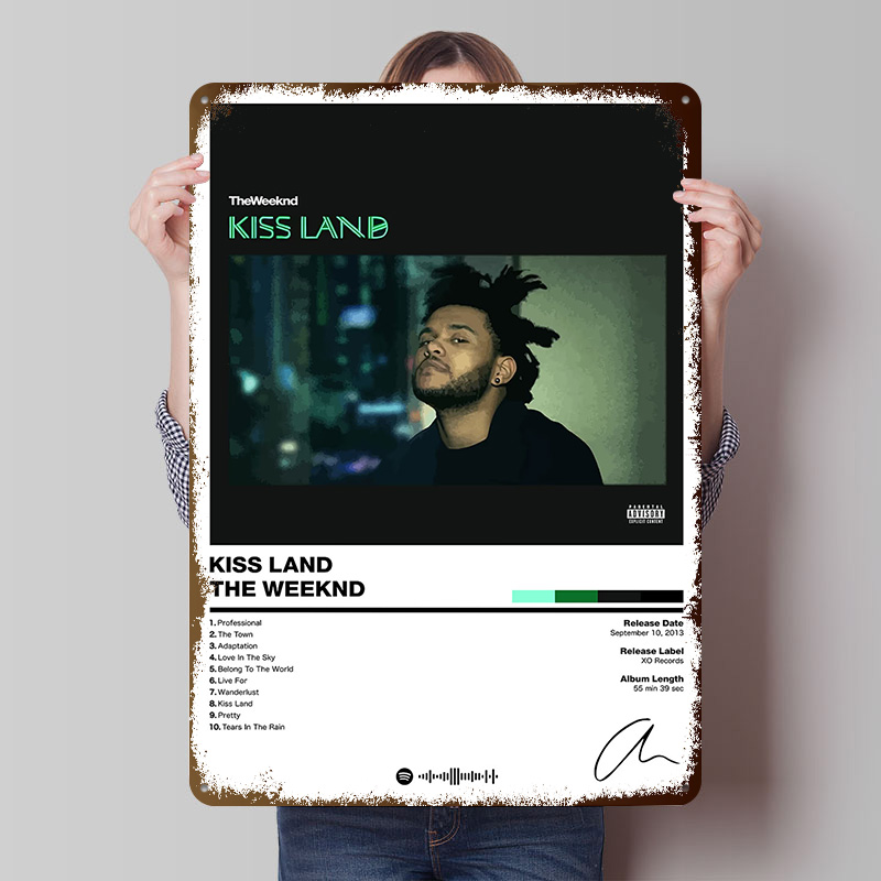 Retro Gaming Island - Affiches en fer blanc The Weeknd