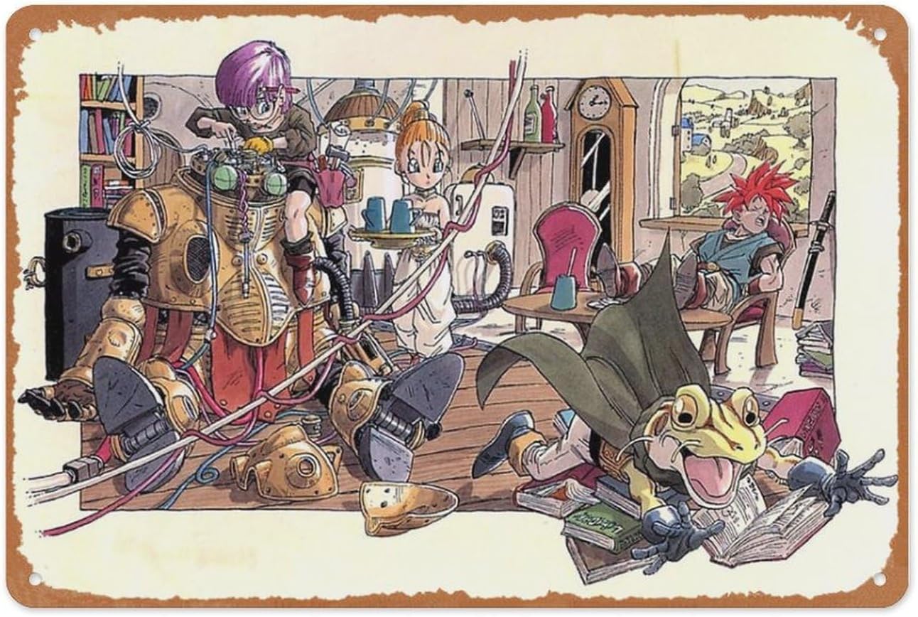 Game Retro Gaming - Panneau métallique de jeu rétro, Art