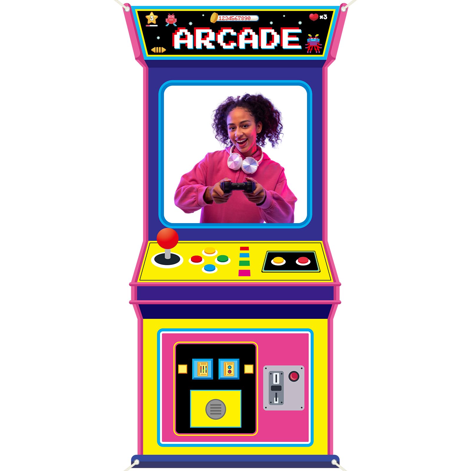 Bannière suspendue décorative  - Retro Gaming Event avis et prix