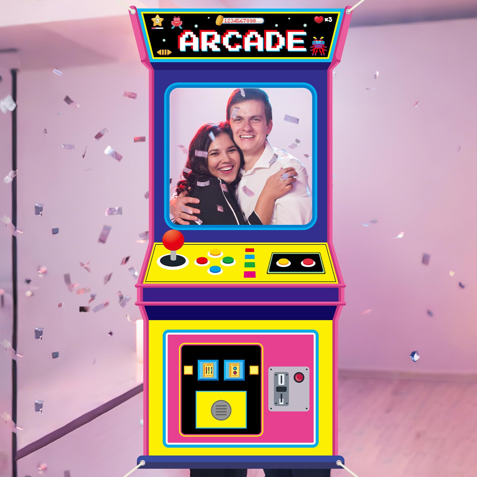 Bannière suspendue décorative  - Retro Gaming Event avis et prix