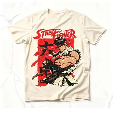 T-shirt pour homme Street Figh - Retro Gaming Icons avis et prix