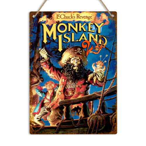 MONKEY ISLAND 2 Plaque murale  - Retro Gaming Island avis et prix