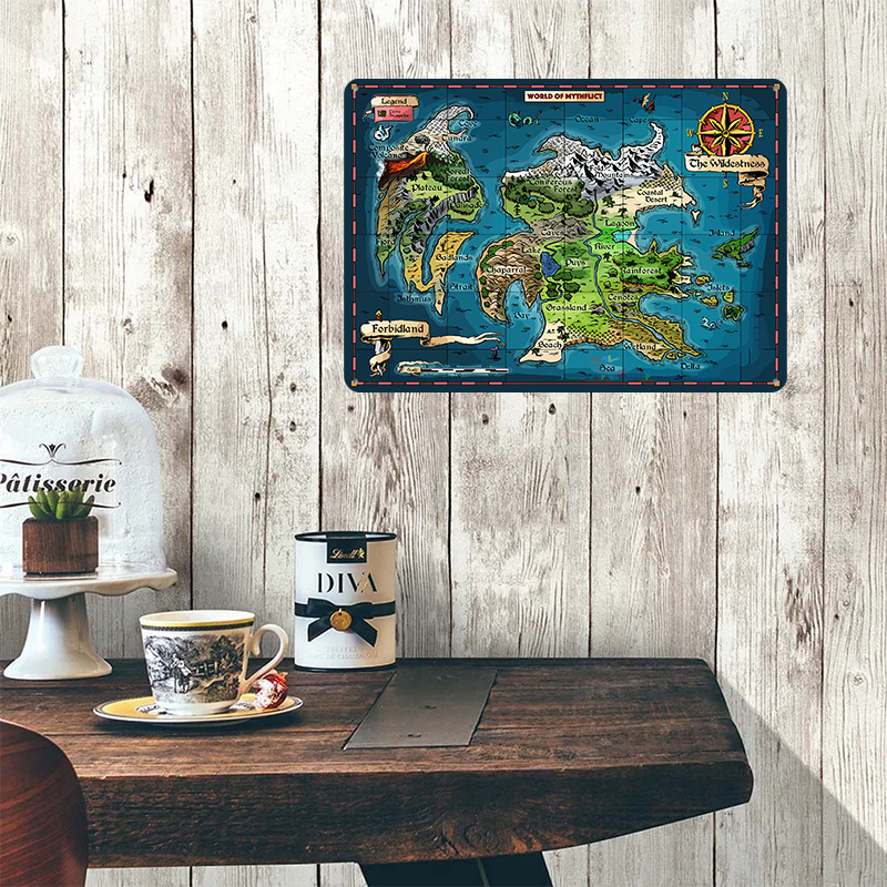 Affiche imprimée de carte fant - World Of Retro Gaming avis et prix