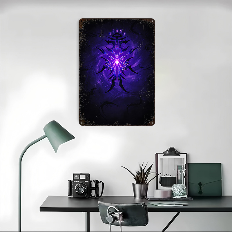 Plaque Métallique Vintage Pers - World Of Retro Gaming avis et prix