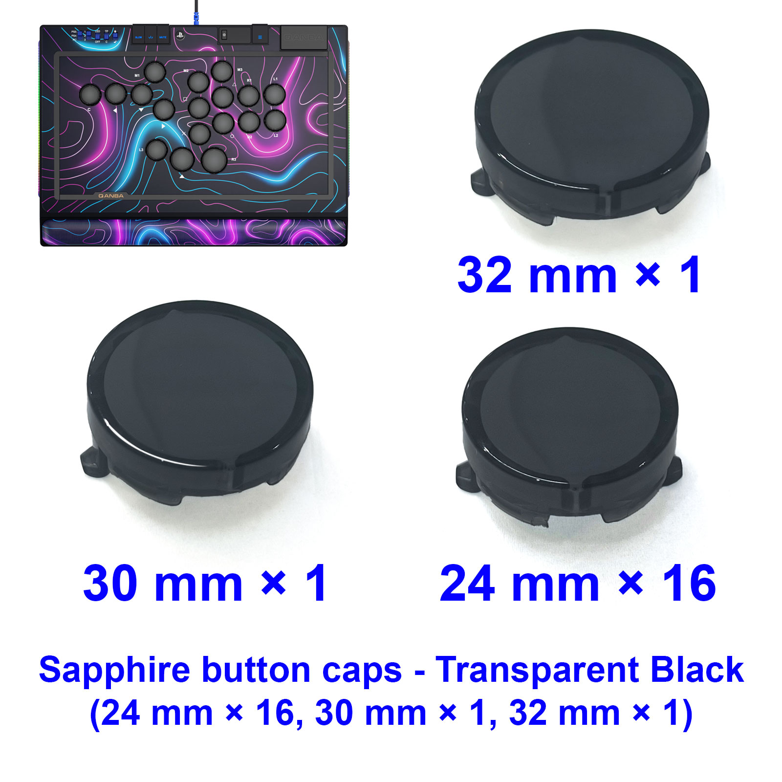 Capuchons de boutons QANBA SAP - Arcade Button Kit avis et prix