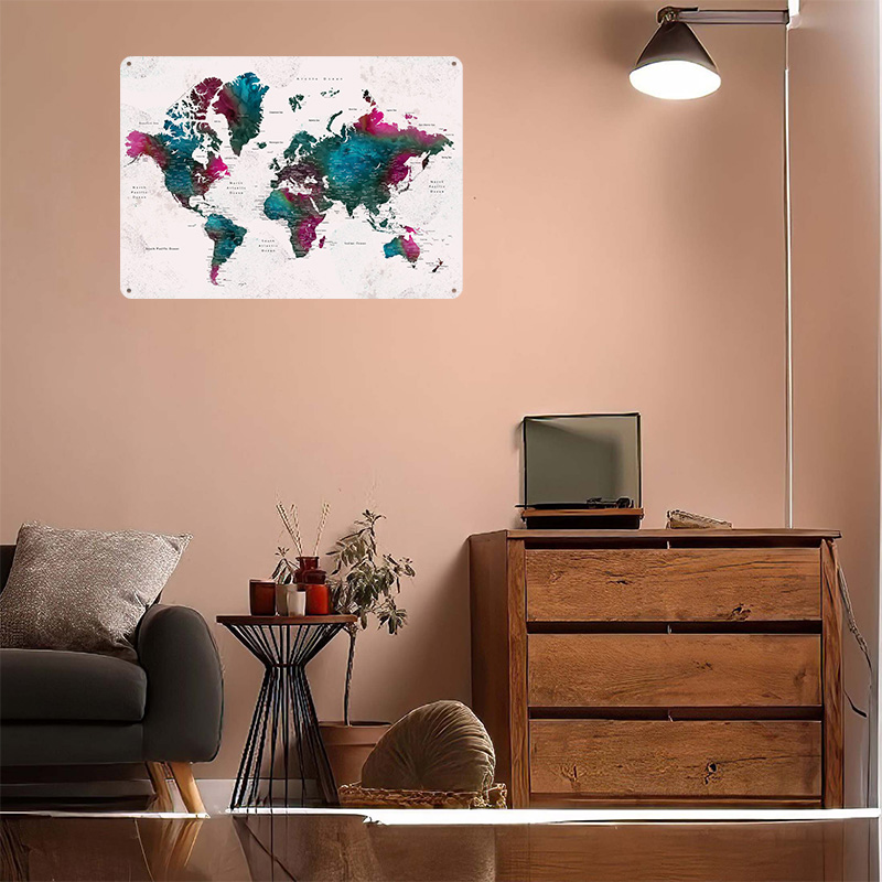 Carte du monde détaillée Iskha - World Of Retro Gaming avis et prix