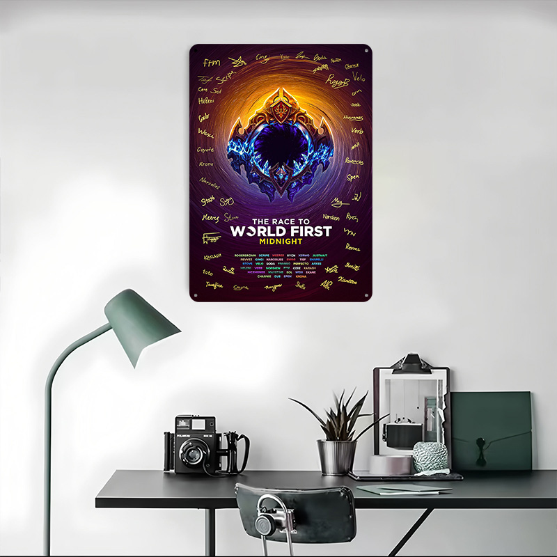 Plaque Murale Métallique Vinta - World Of Retro Gaming avis et prix