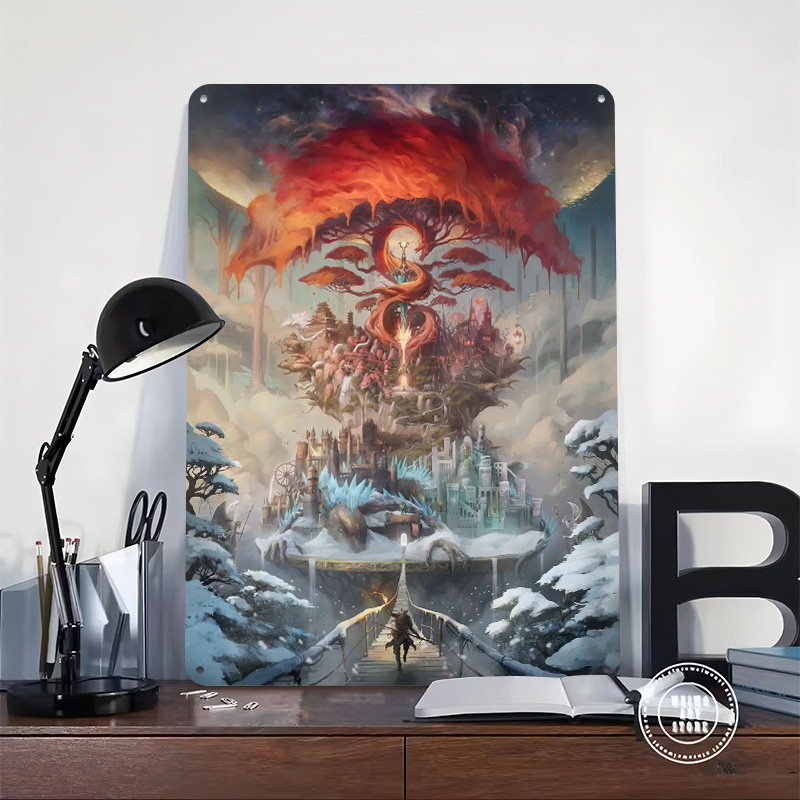 Affiche imprimée The Painted W - World Of Retro Gaming avis et prix