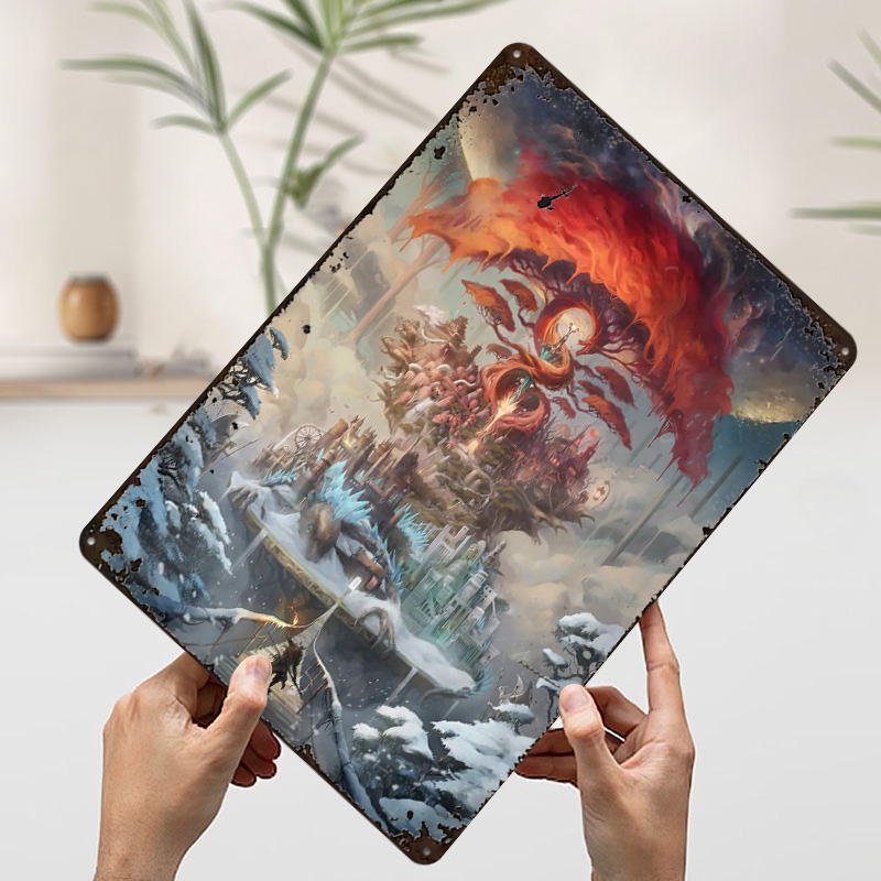 Affiche imprimée The Painted W - World Of Retro Gaming avis et prix