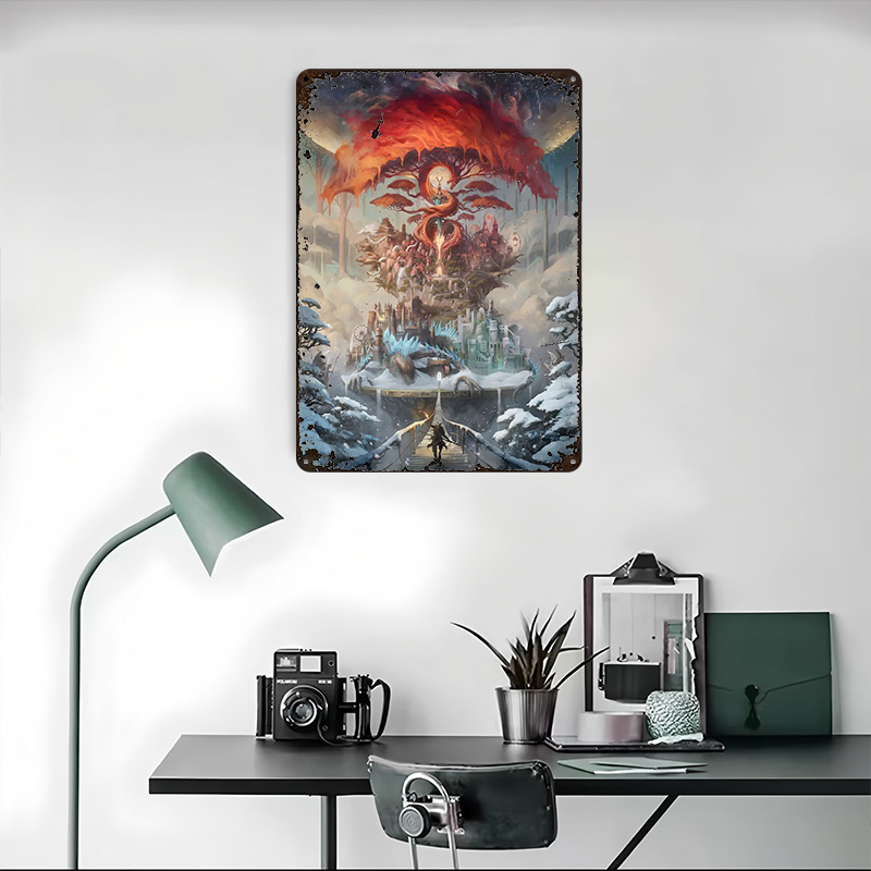 Affiche imprimée The Painted W - World Of Retro Gaming avis et prix