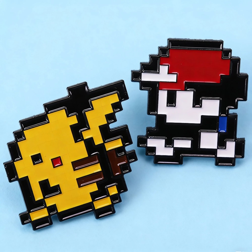 Lot de 2 épingles en émail rét - Retro Gaming Pokemon avis et prix