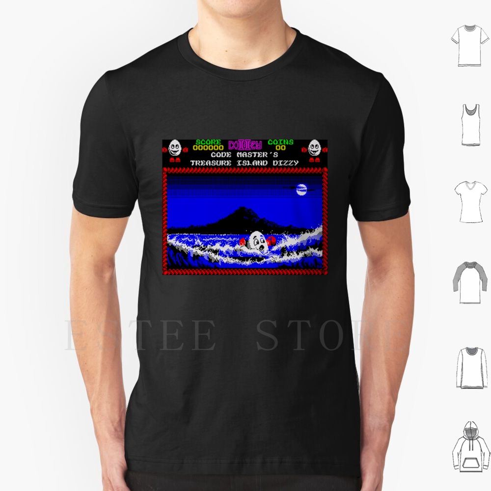 T-shirt motif Dizzy Treasure I - Retro Gaming Island avis et prix