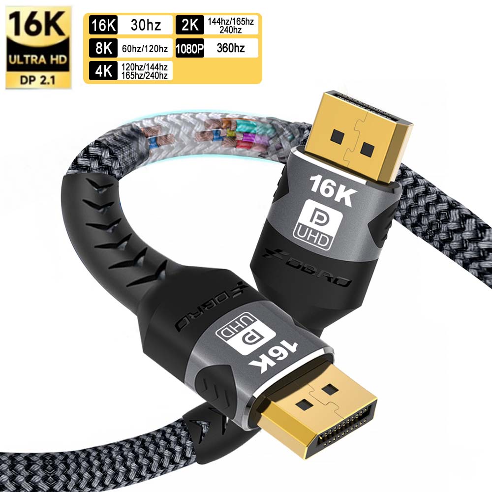 Câble DisplayPort 16K DP 2.1,  - Retro Gaming Projector avis et prix
