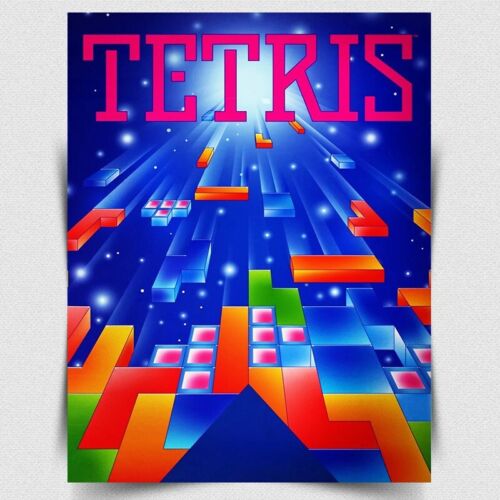 TETRIS METAL SIGN PLAQUE - Aff - Game Retro Gaming avis et prix