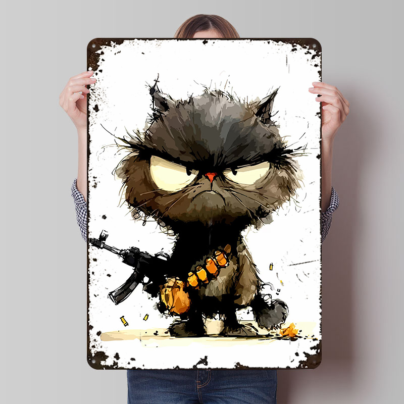 Affiche imprimée Chat avec pis - Retro Gaming Gun avis et prix