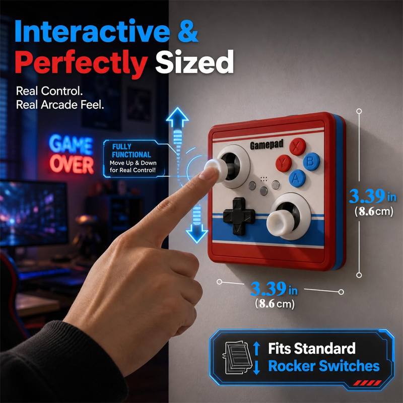 Plaque de commutateur murale s - Game Retro Gaming avis et prix