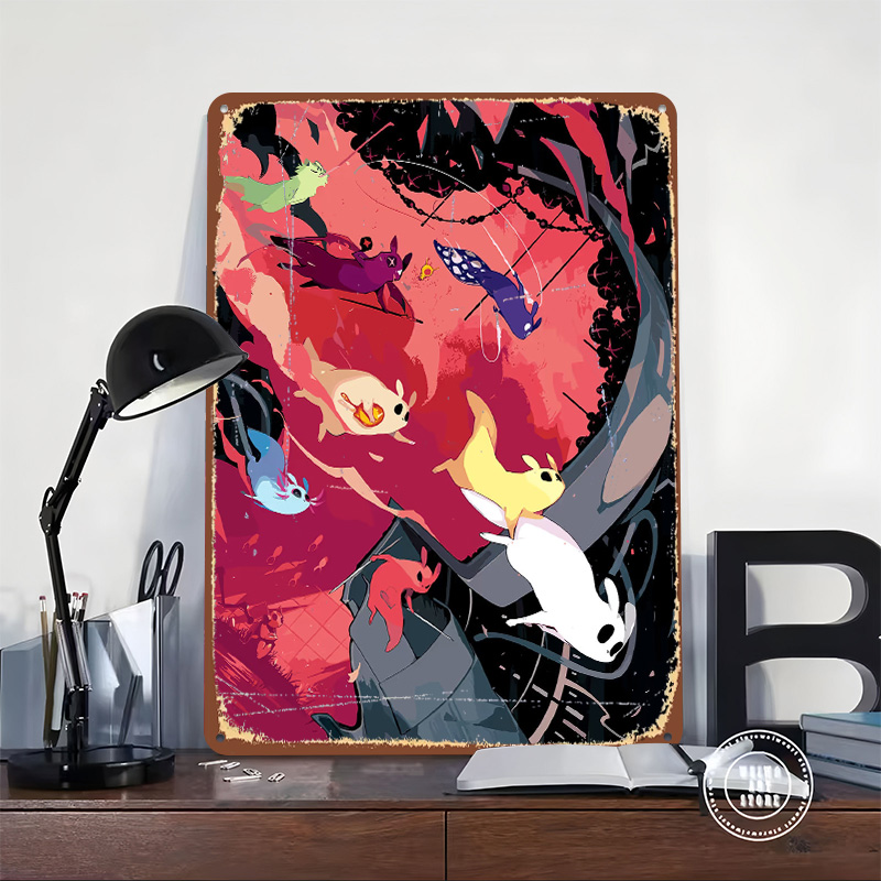 Affiche métallique Rain World, - World Of Retro Gaming avis et prix
